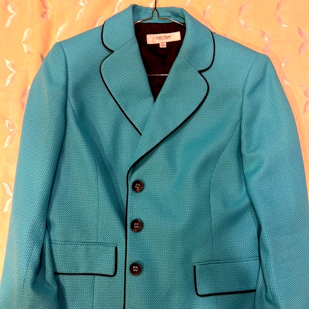 (60 % OFF) Jones Studio Teal Blazer, Size 14
